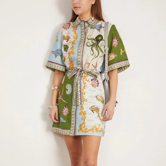 Alemais Women's Bathhouse Mini Dress